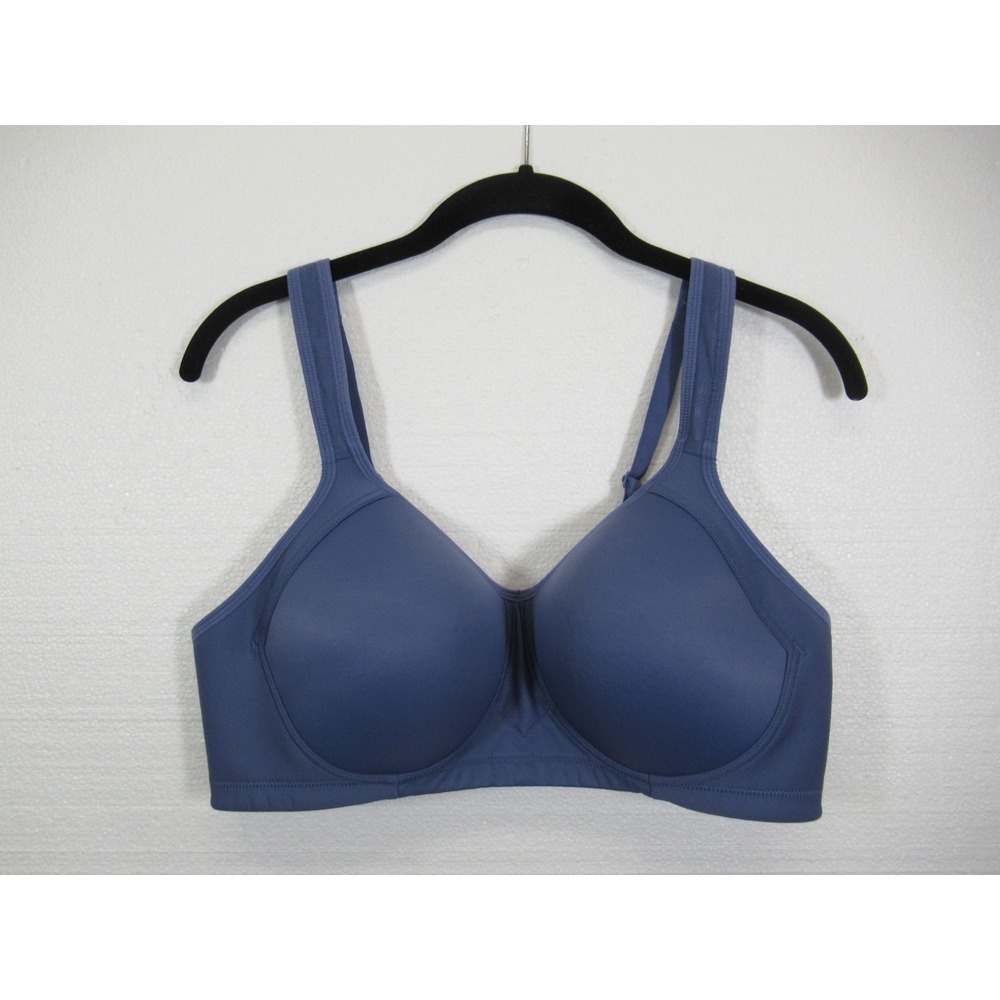 Vanity Fair Full Figure Wireless Sports Bra 38C Blue Convertible 71500